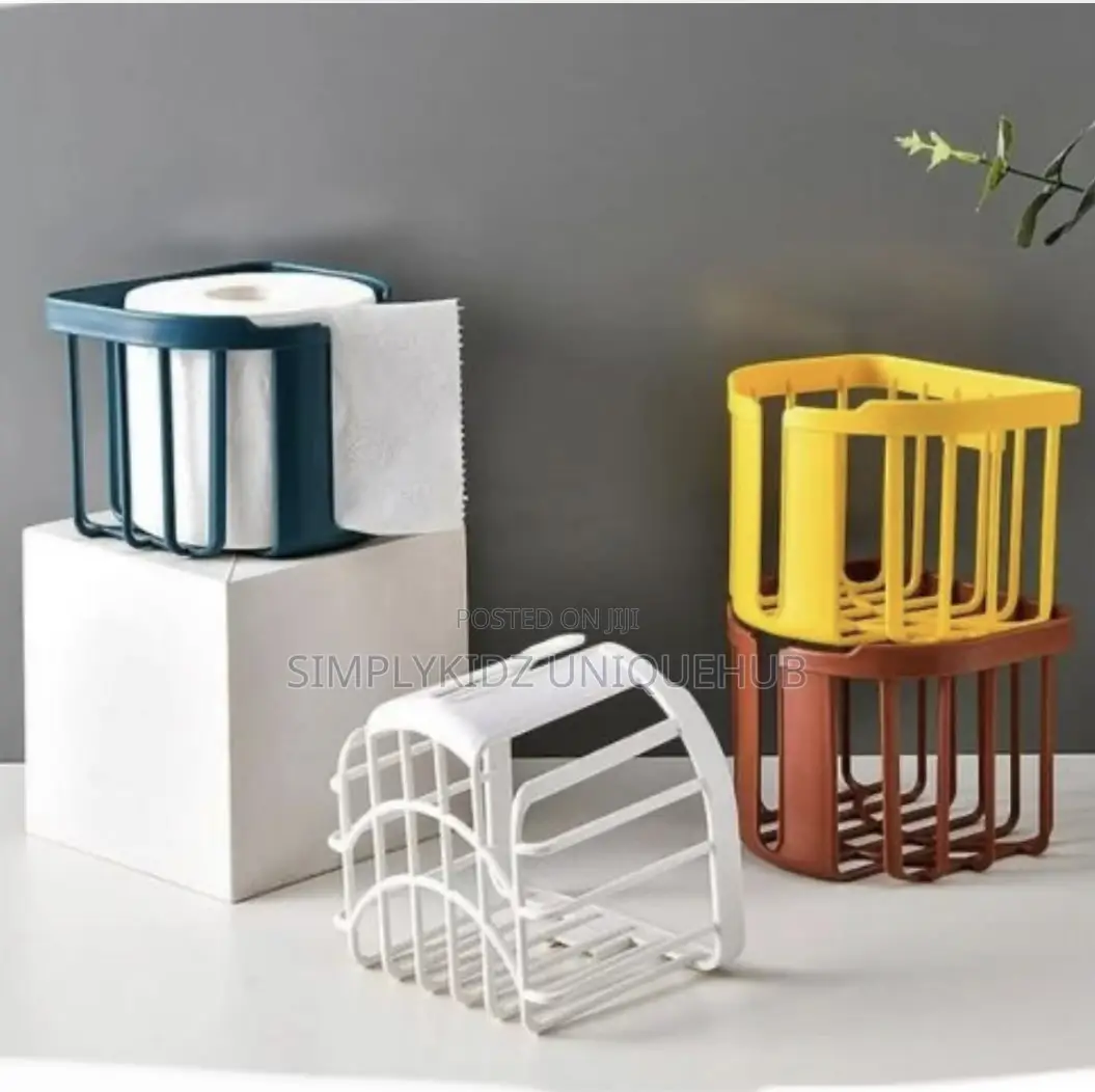 Wall Mount Tissue Paper Holder(Multipurpose Storage)