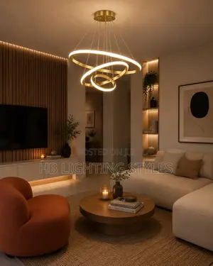Led 3 Rings Chanderlier Light