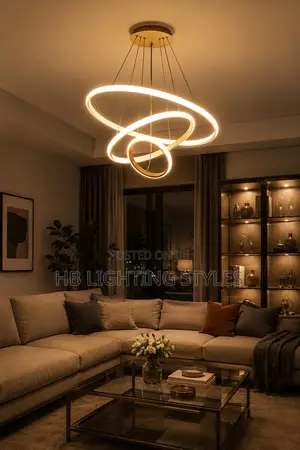 Led 3 Rings Chanderlier Light