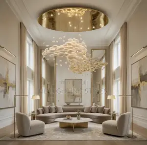 Creative Glass Ceramic Egg Chandelier