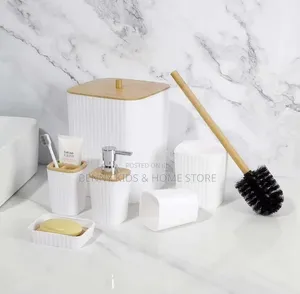 Premium 6-Piece Bathroom Accessories Set