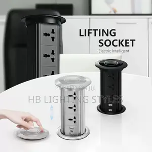 Motorized Pop Up Tower Socket With Wireless Charger for Your Office