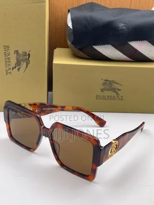 Burberry Inspired Wide Frame Sunglasses