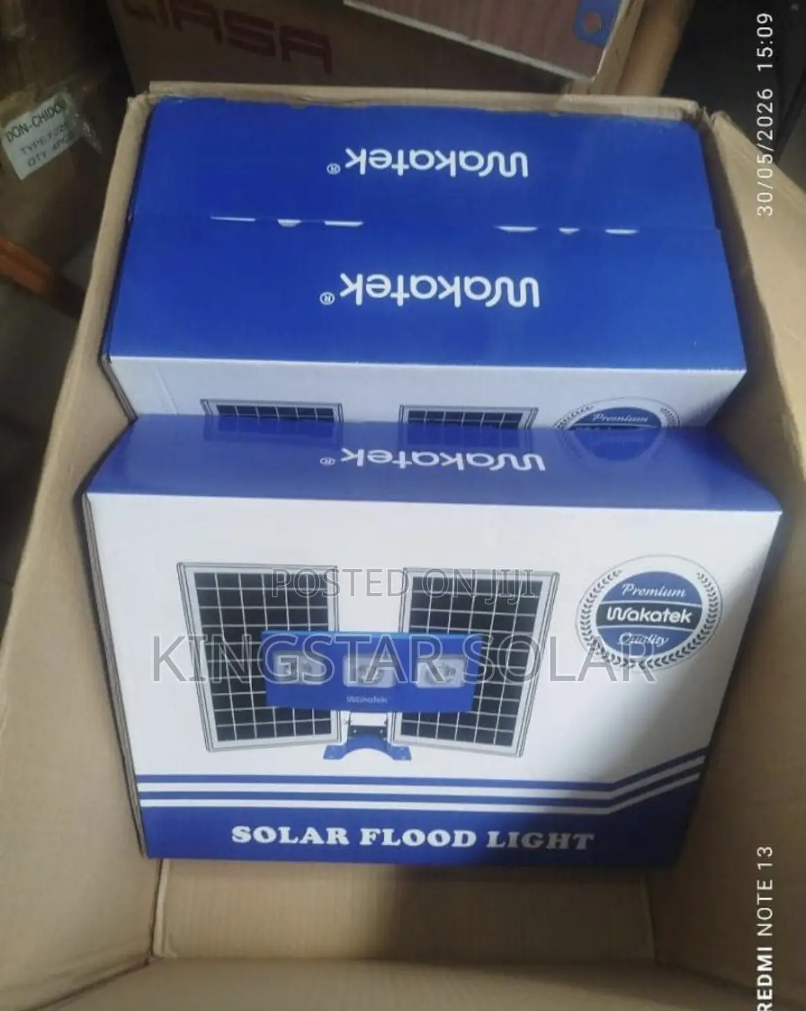 Wakatek 300w Solar Flood Light