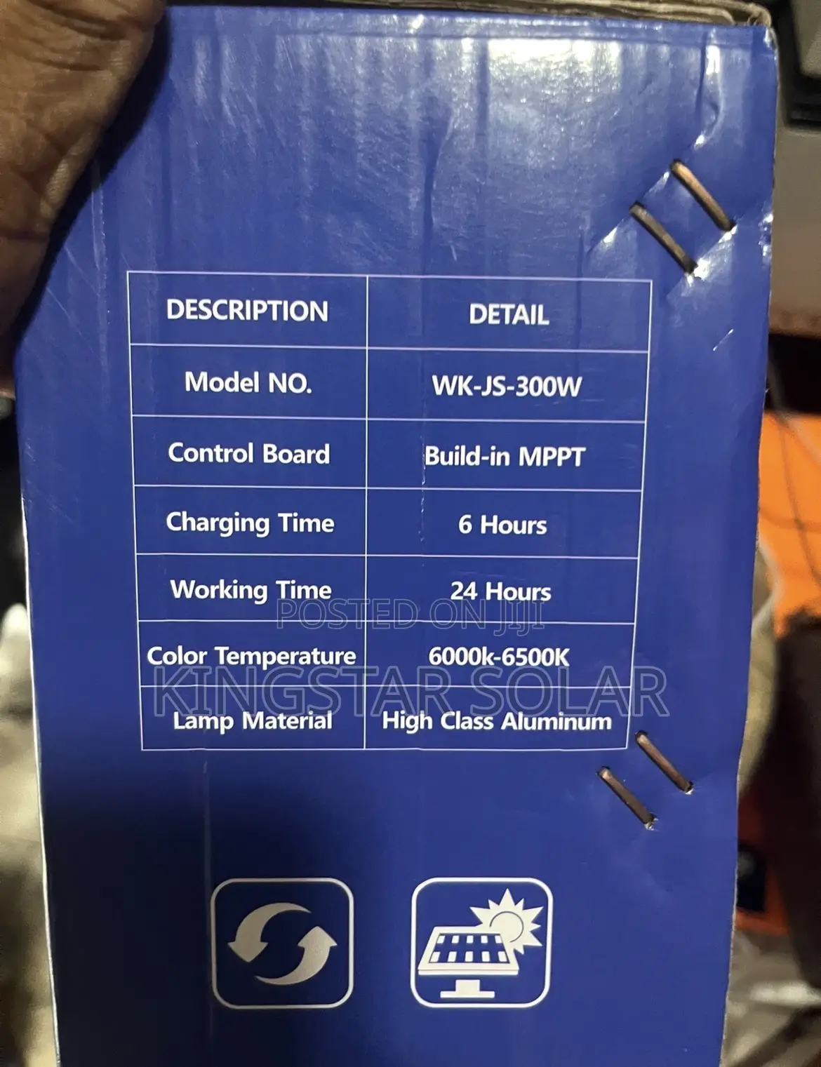 Wakatek 300w Solar Flood Light