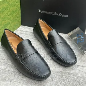 Men's Zegna Leather Drivers Size 40-46