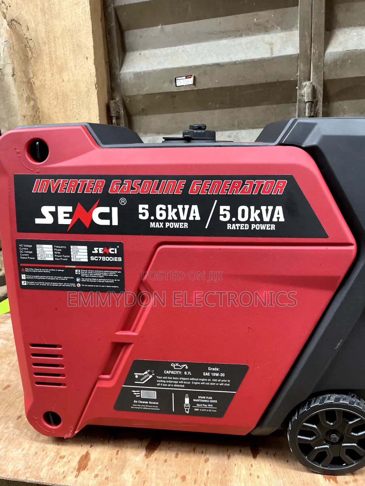 SENCI SC7800iES Reliable Backup Generator