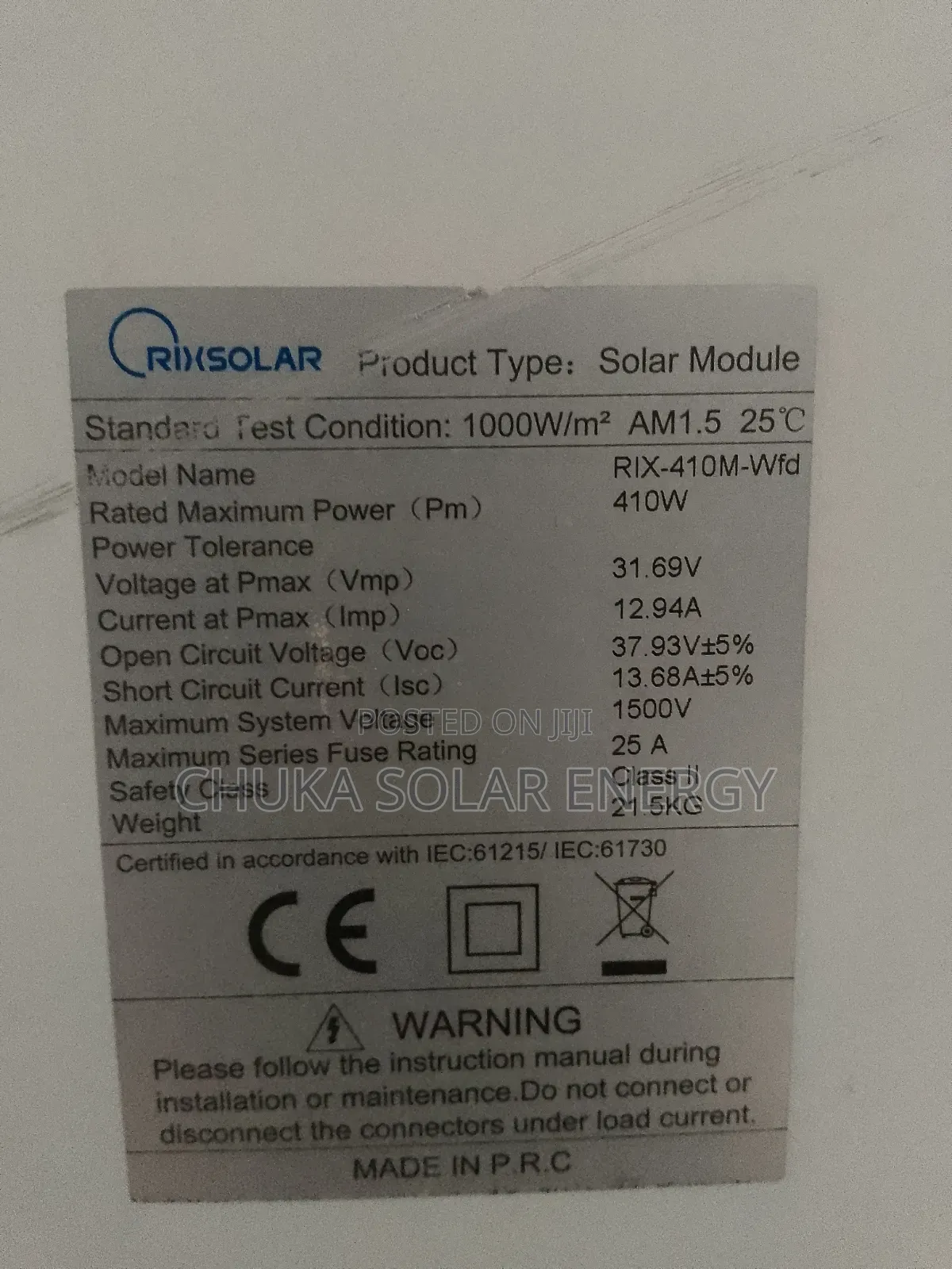 Solar Panel Energy