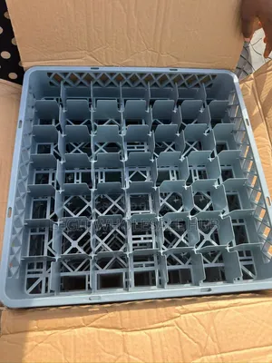 By 50/39/25 Compartment Glass Cup Storage Rack/Crate