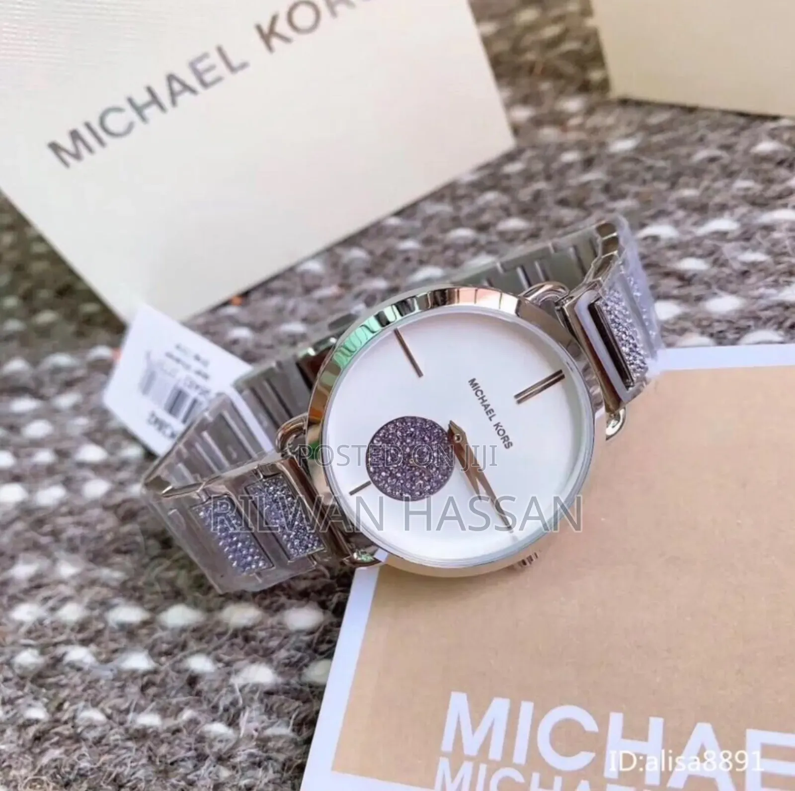 Michael Kors Automatic Chain and Ceramic Wrist Watch