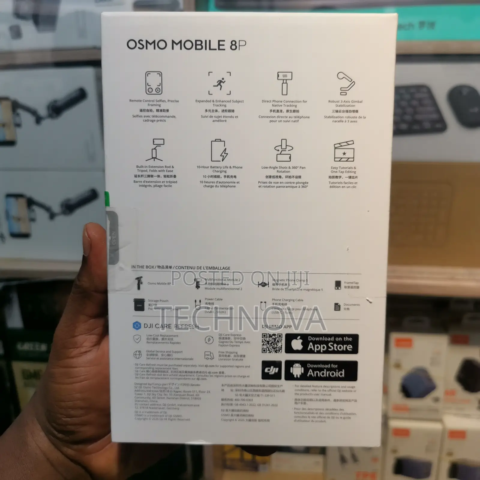 DJI Osmo Mobile 8P 3-Axis Smartphone Stabilizer With Remote