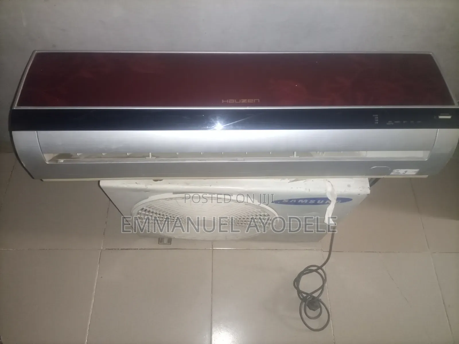 Samsung 1HP Split Air Conditioner - Clean and Working Perfectly