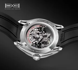 Bexei 3D Metallic Engraving Swiss Timepiece