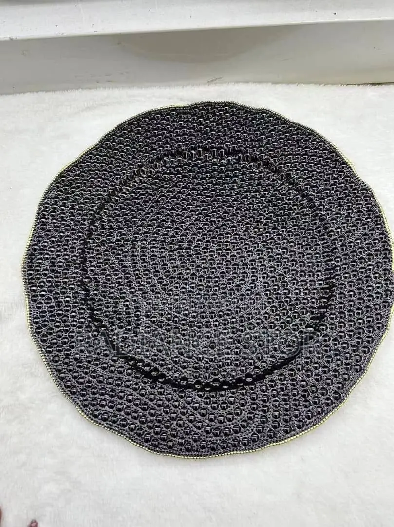 Quality Black Charger Plate