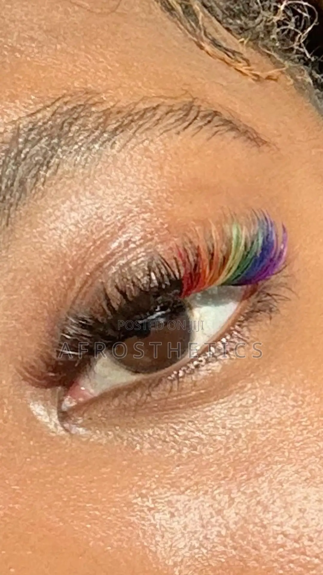 Multi-Coloured Cluster Lashes