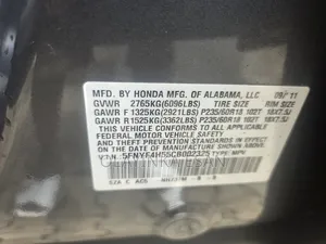 Honda Pilot 2012 Gray