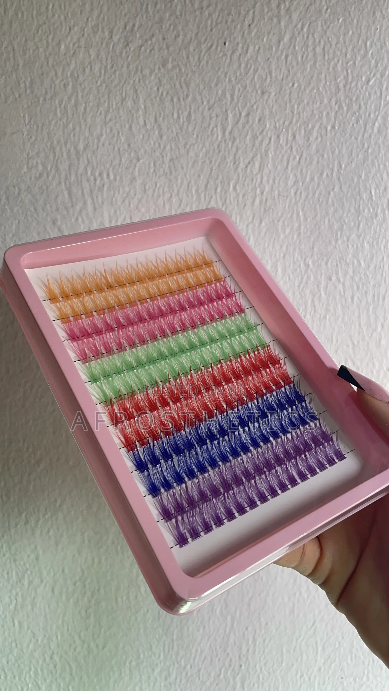 Multi-Coloured Cluster Lashes