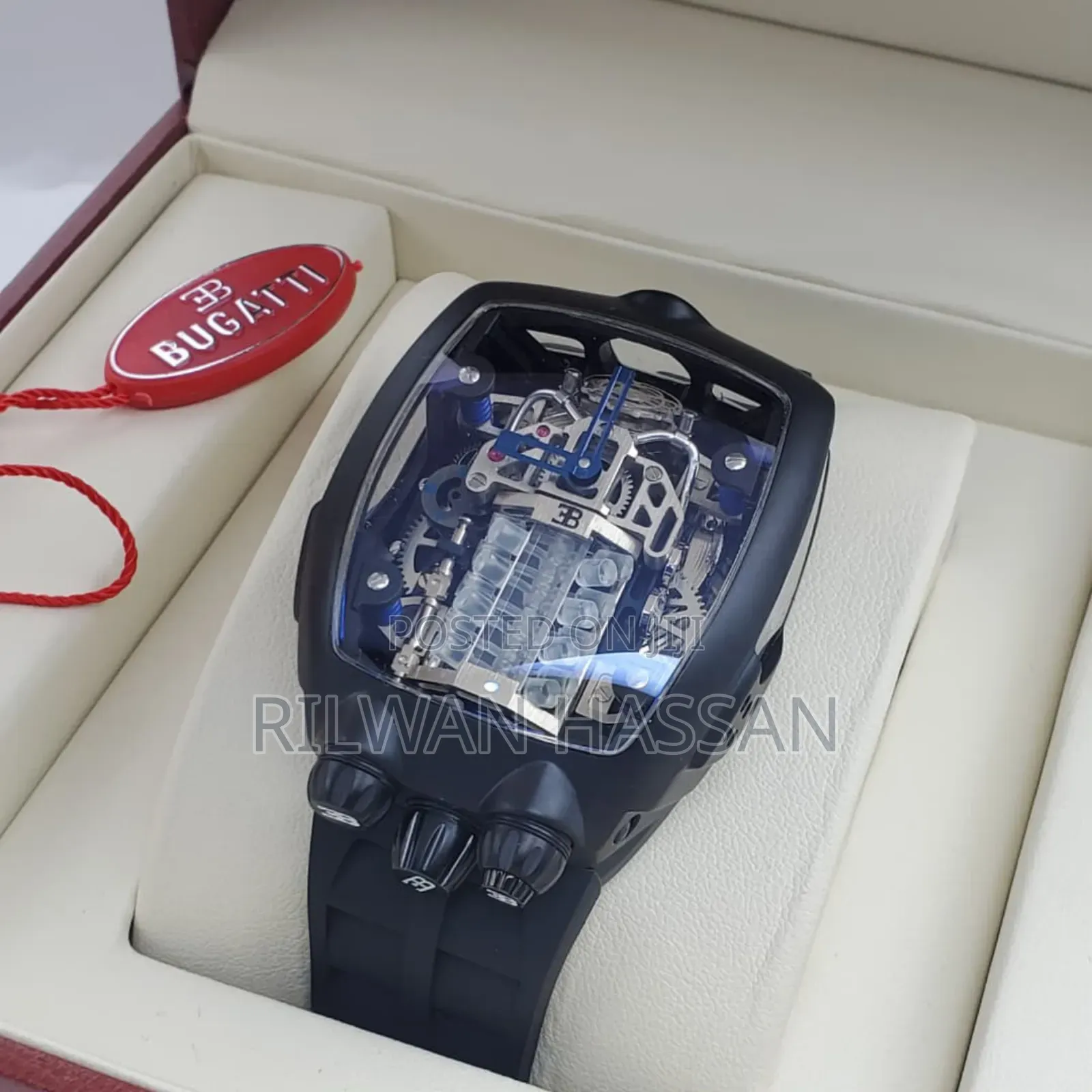Original Bugatti Rubber Strap