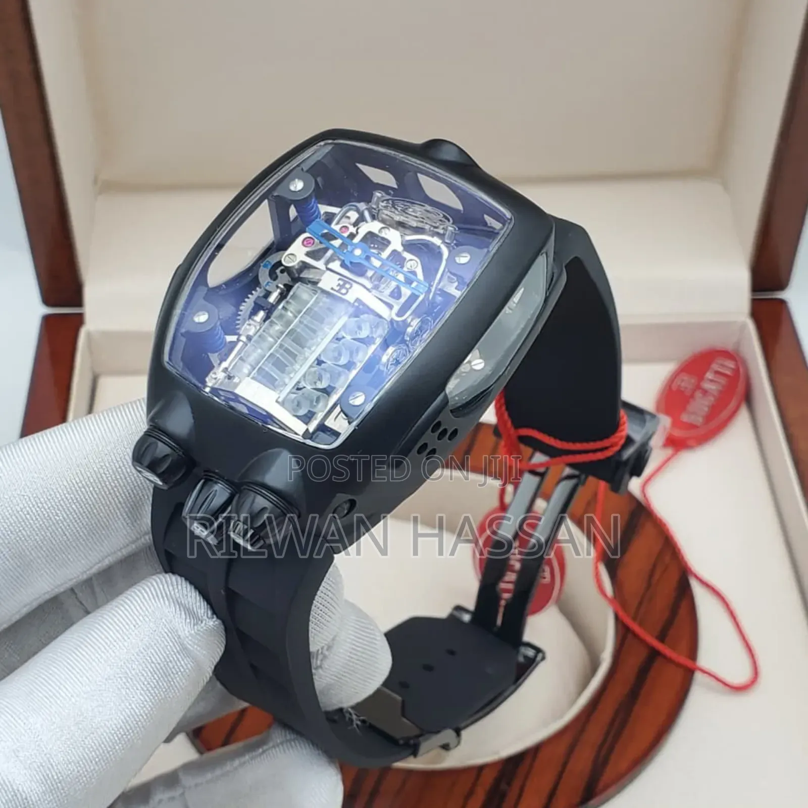 Original Bugatti Rubber Strap