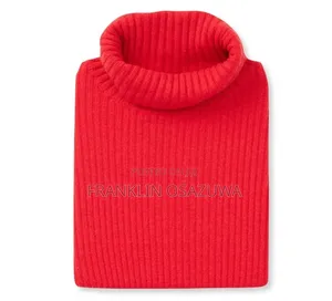 Men's Ribbed Turtleneck Knit Sweater – Long Sleeve Pullover
