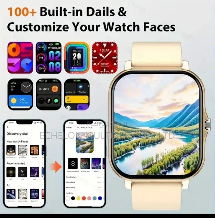 Unisex Smart Watch for iPhone Android