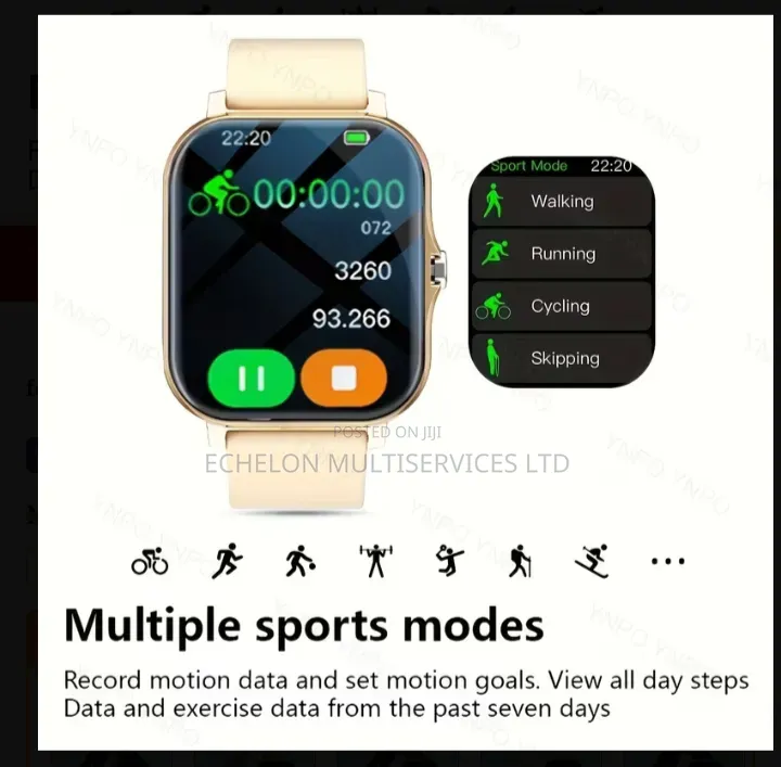 Unisex Smart Watch for iPhone Android