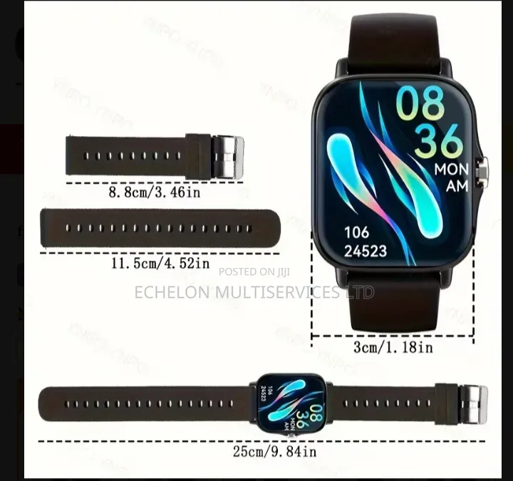 Unisex Smart Watch for iPhone Android