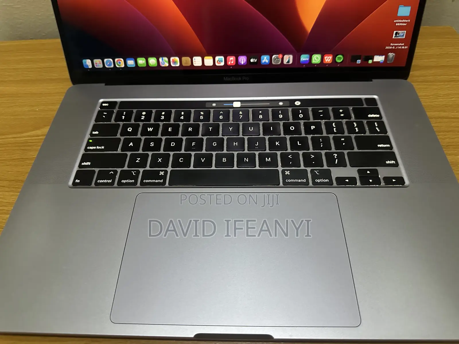 Laptop Apple MacBook Pro 2019 16GB Intel Core i7 SSD 512GB