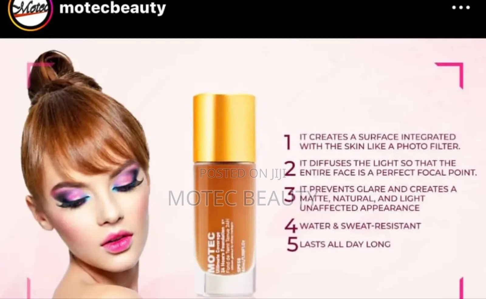 Motec Ultimate Matte Foundation