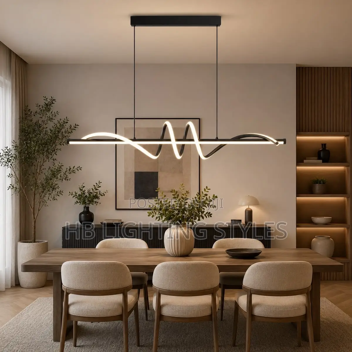 Modern Led Living Room Pendant Light