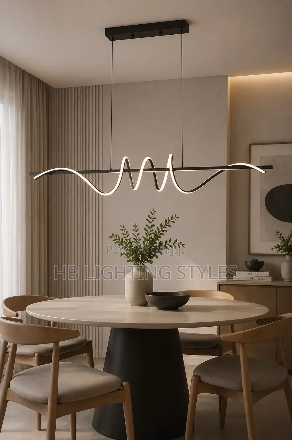 Modern Led Living Room Pendant Light