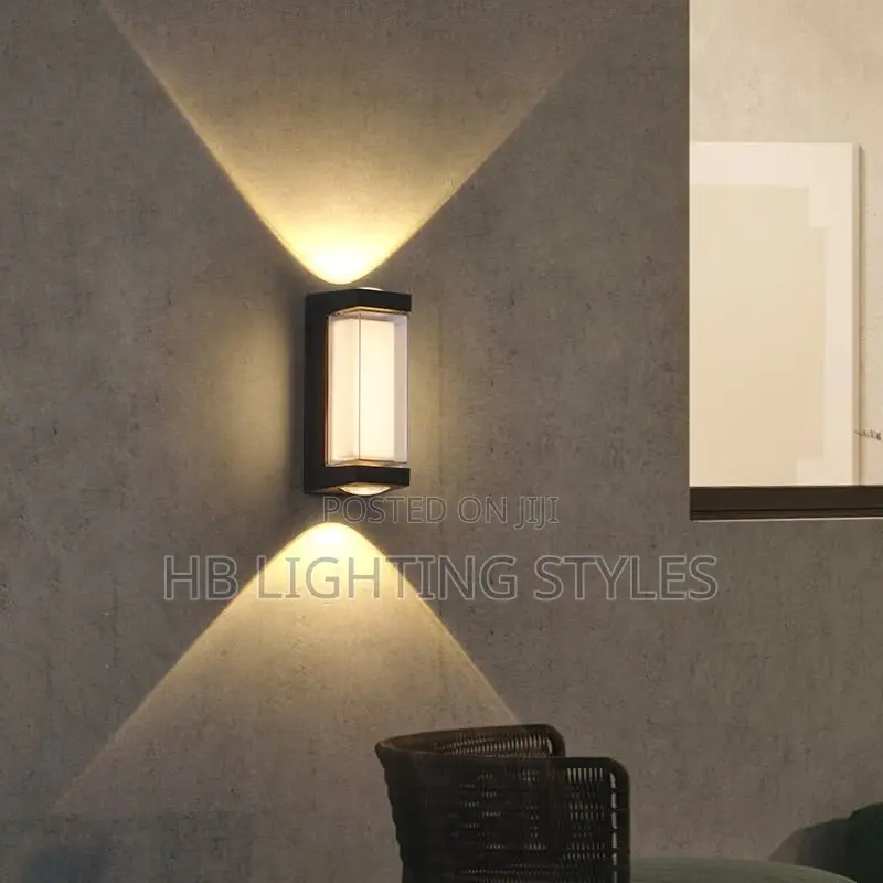 Modern LED Indoor and Outdoor Waterproof Up Down Wall Lamp