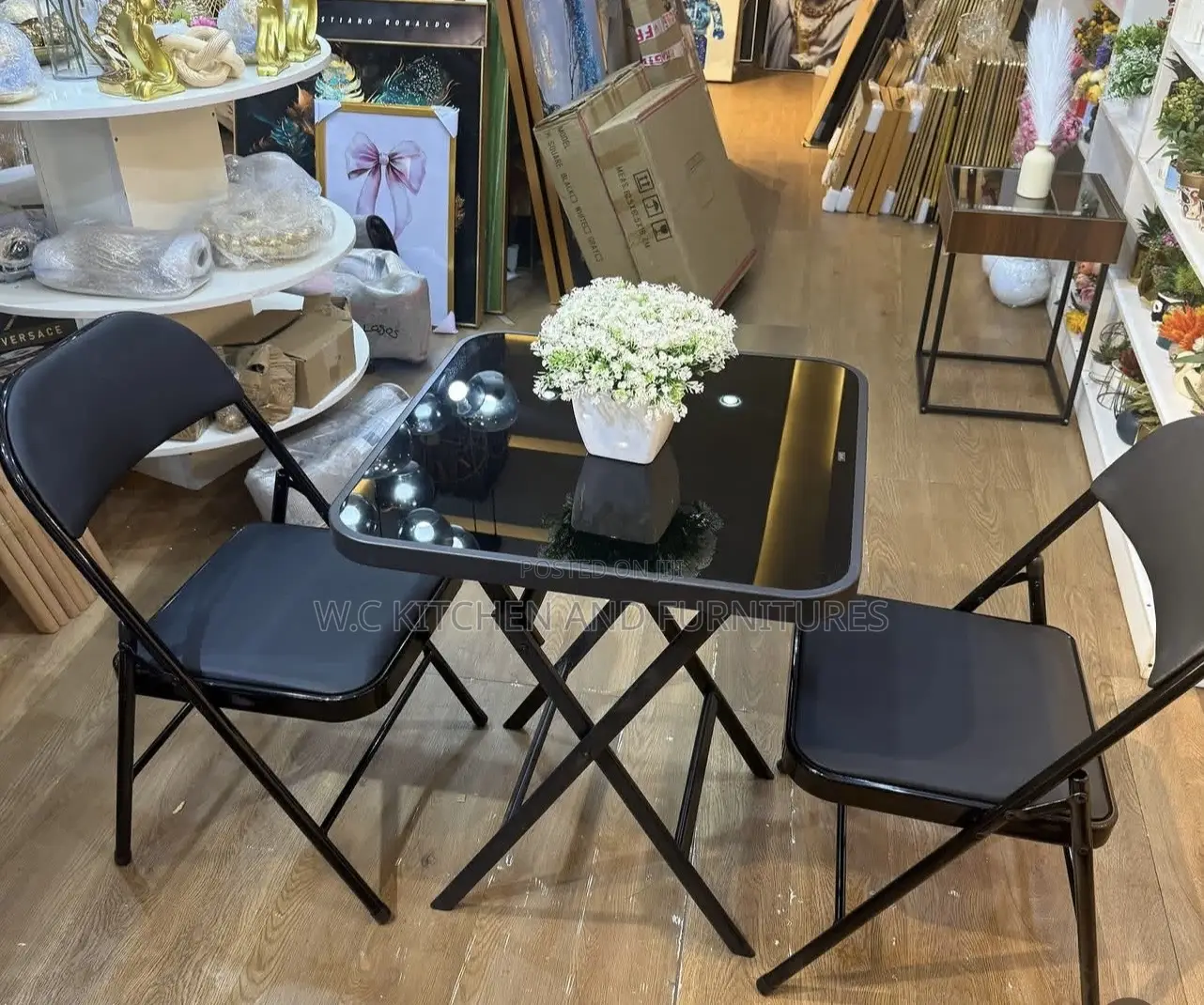 Foldable Chair Table Set
