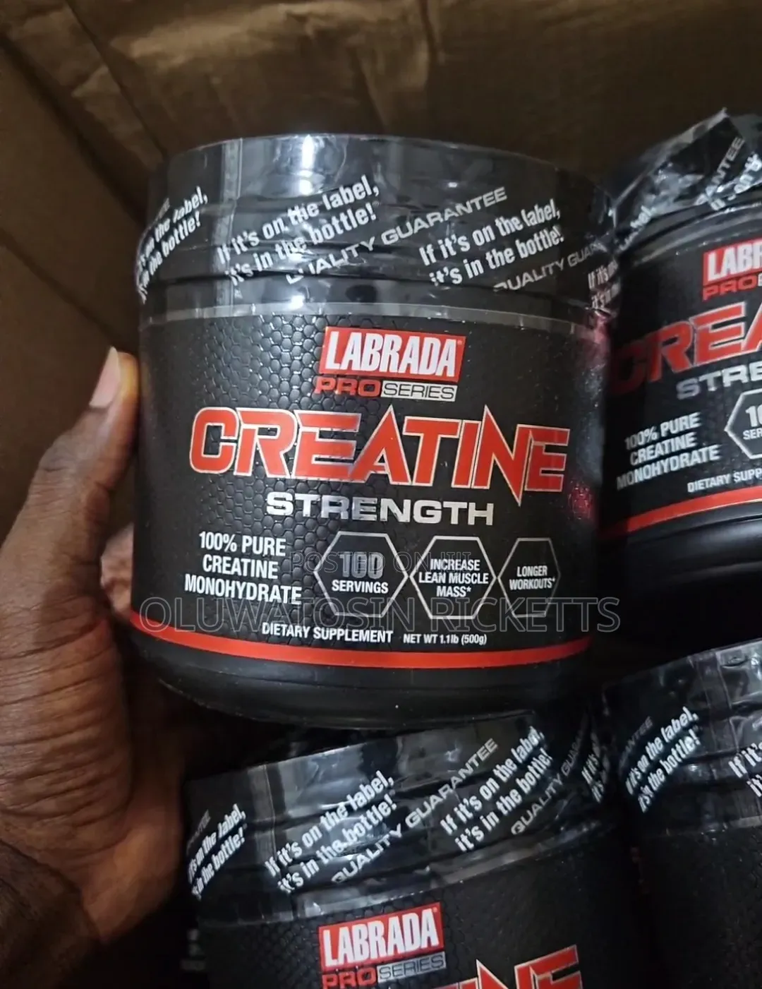 Creatine Monohydrate 500g (100 Servings)
