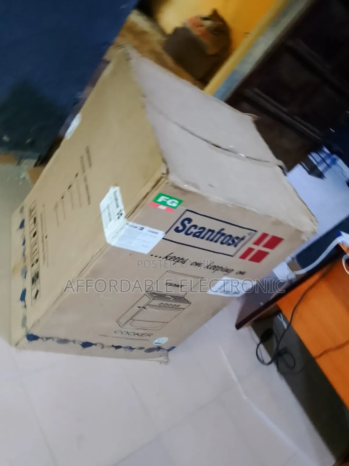 Scanfrost 4b Standing Gas Cooker