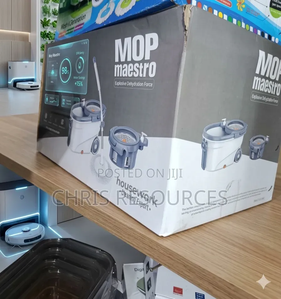 Luxury 360 Maestro Spin Mop With Rollers
