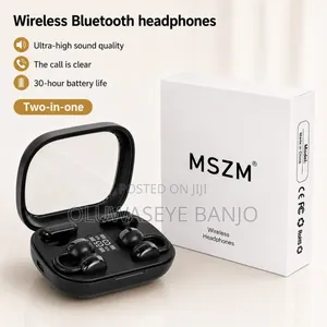 MSZM 2 in 1 Wireless Bluetooth Earbud