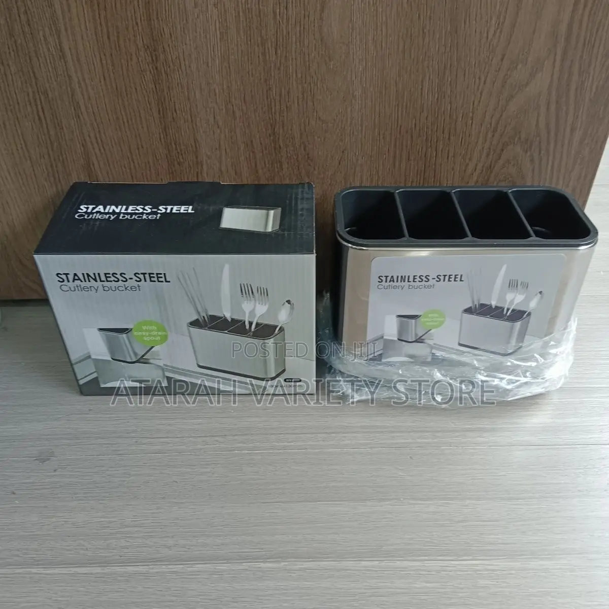 Cutlery Bucket Stainless Steel