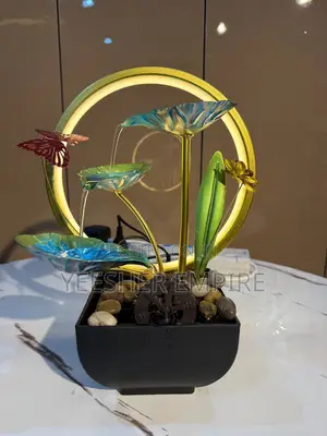 Water Fountain Decor With Light