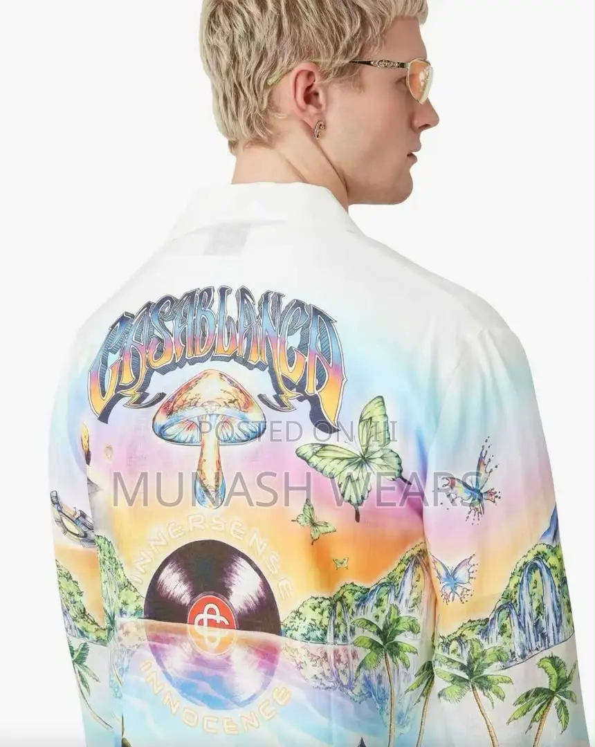 LÙXURY Casablanca Shirt Silk Design