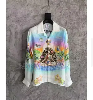 LÙXURY Casablanca Shirt Silk Design