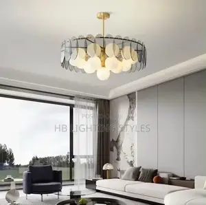 Nordic Designer Style Glass Pendant Light for Living Room