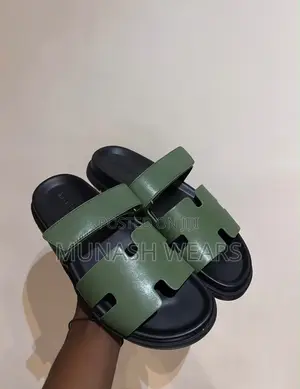 Hermes Double Belt Palm Slipers 40-46