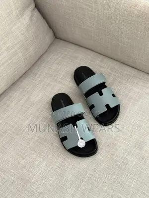 Hermes Double Belt Palm Slipers 40-46