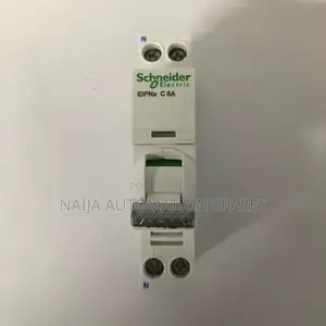 Schneider Circuit Breaker MCB Acti9 Pro 230V 1P+N 6A | A9DPNAC06.