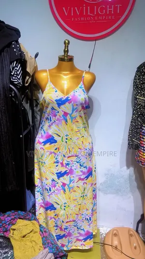 Ladies Spaghetti Hand Gown