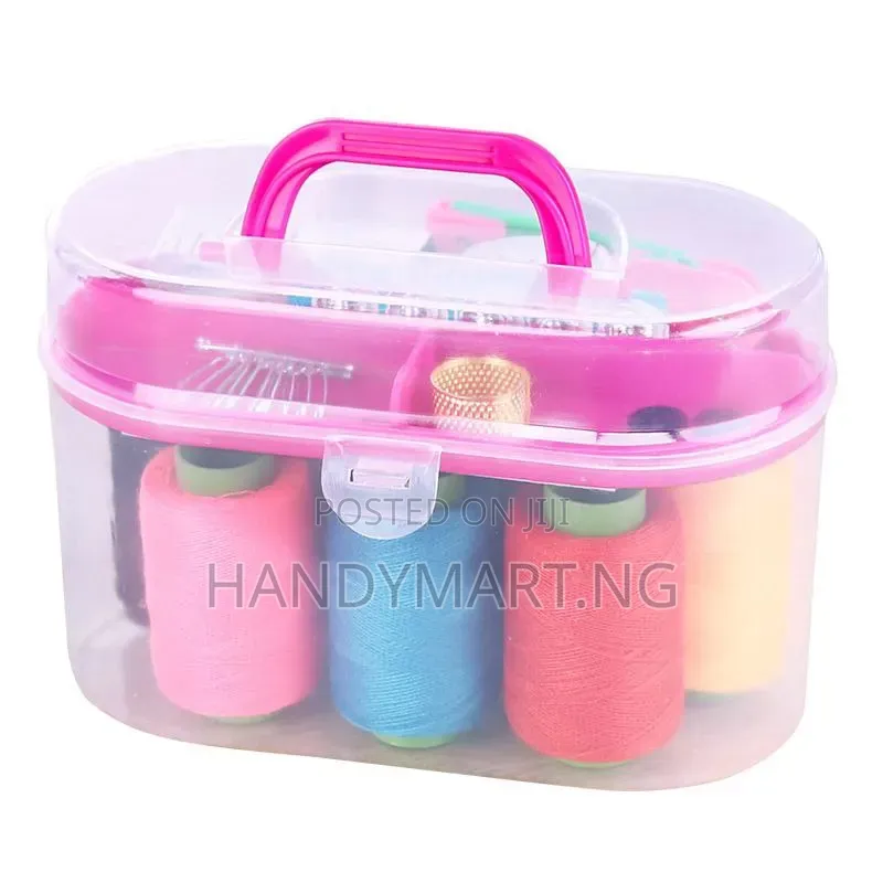 Portable Double-Layer Household Sewing Kit