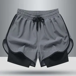 Athletic Gym Workout Short - Grey