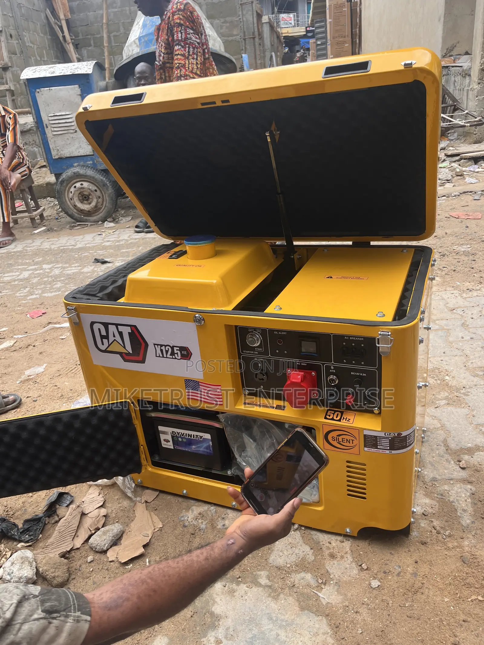 12kva Cat Diesel Soundproof Generator 3 Phase