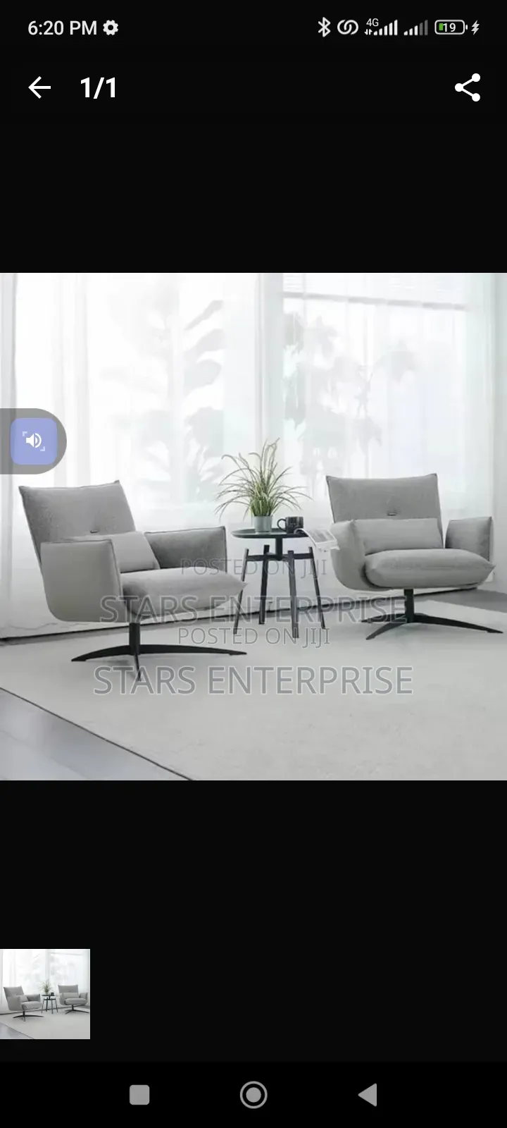 Single Arm Sofa / Morden Visitors Chair